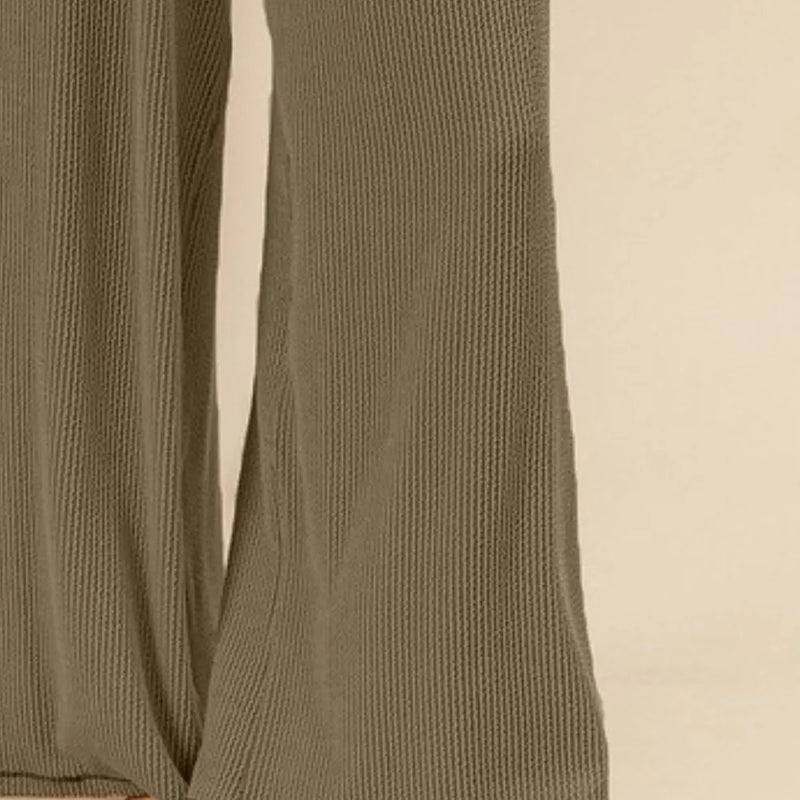 BiBi 2tone Cord Rib Waist Band Side Pocket Pants