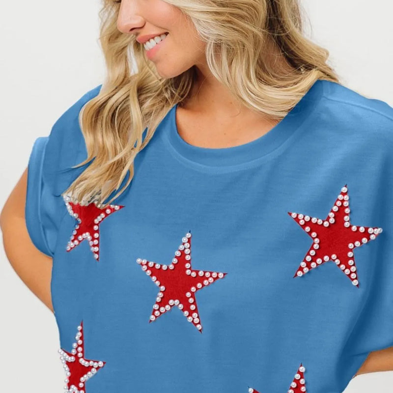 BiBi Fourth Of July Terry T-Shirt
