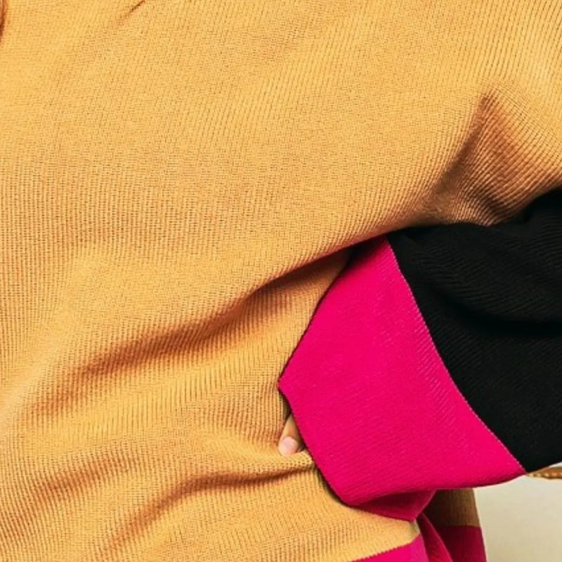 BiBi Bell Sleeve Rib Knit Sweater
