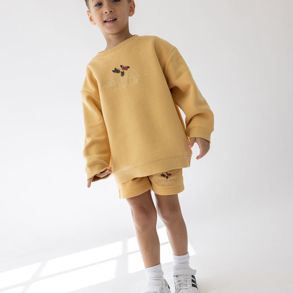 Better Days Butterfly Kids Crewneck