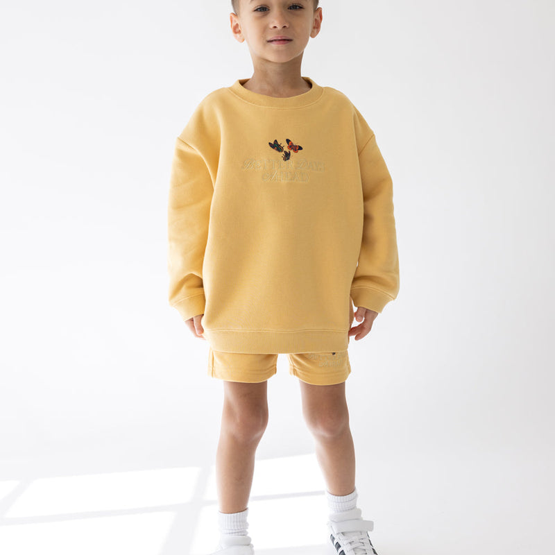 Better Days Butterfly Kids Crewneck