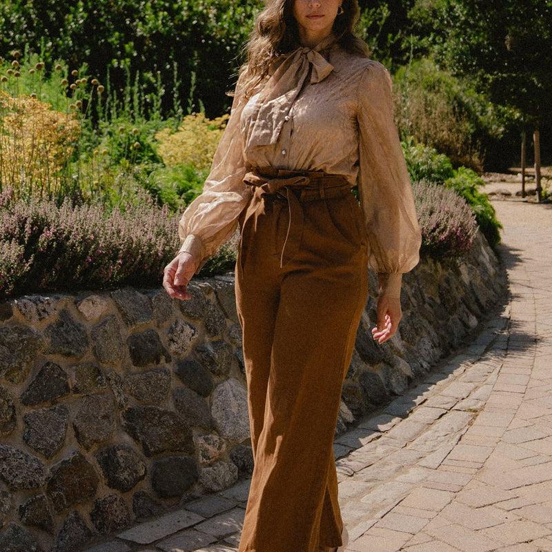 BEYOND COMPARE SEMI-SHEER TOP