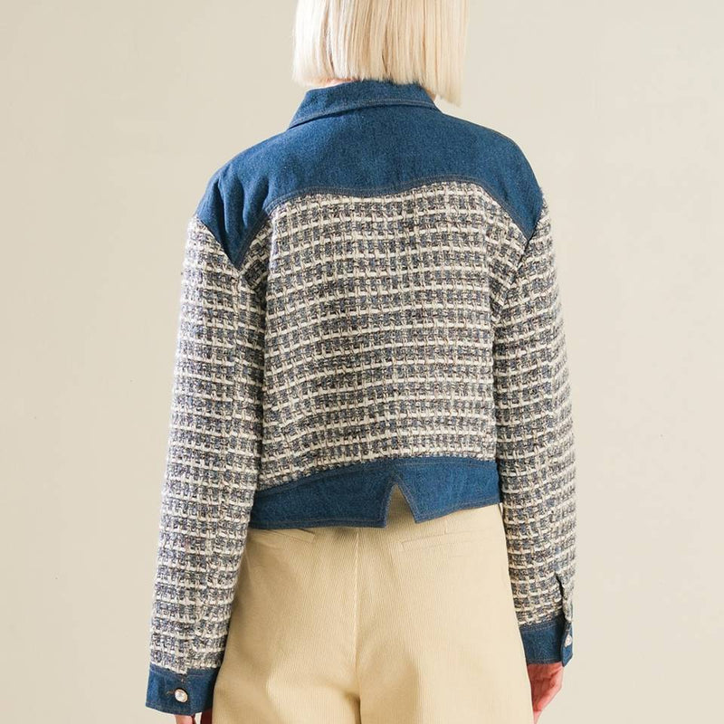 BETTER DAYS TWEED DENIM JACKET