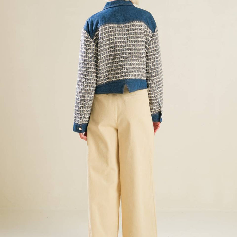 BETTER DAYS TWEED DENIM JACKET