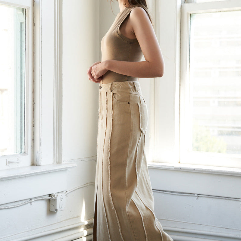 BETWEEN THE PAGES WOVEN SKIRT