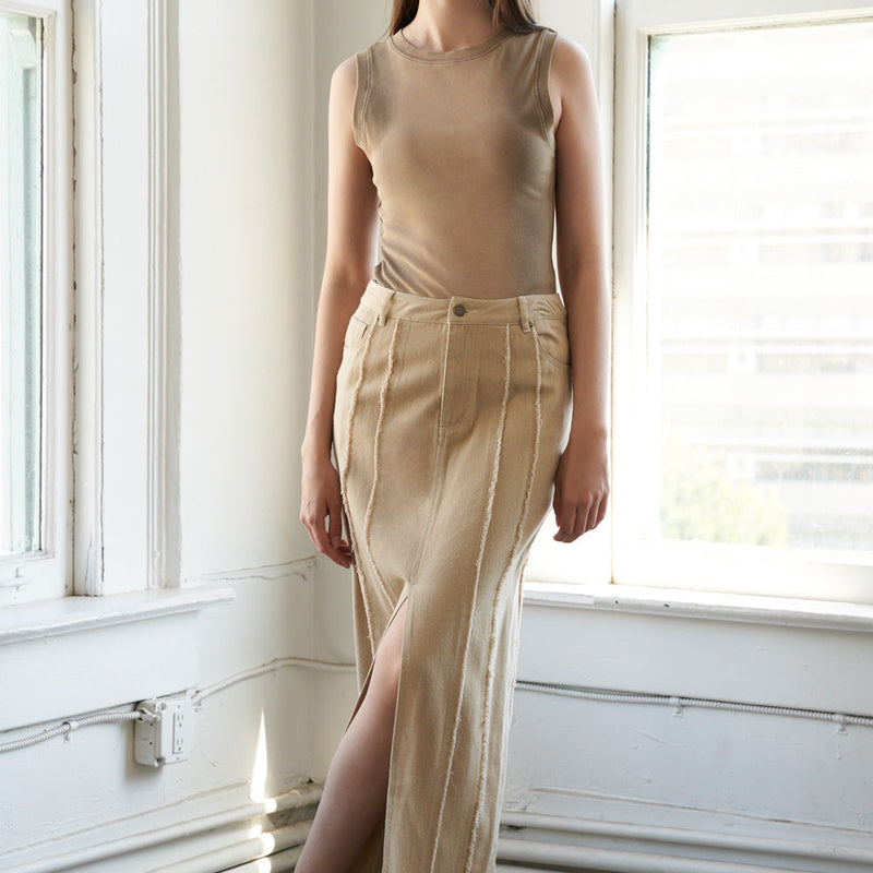 BETWEEN THE PAGES WOVEN SKIRT