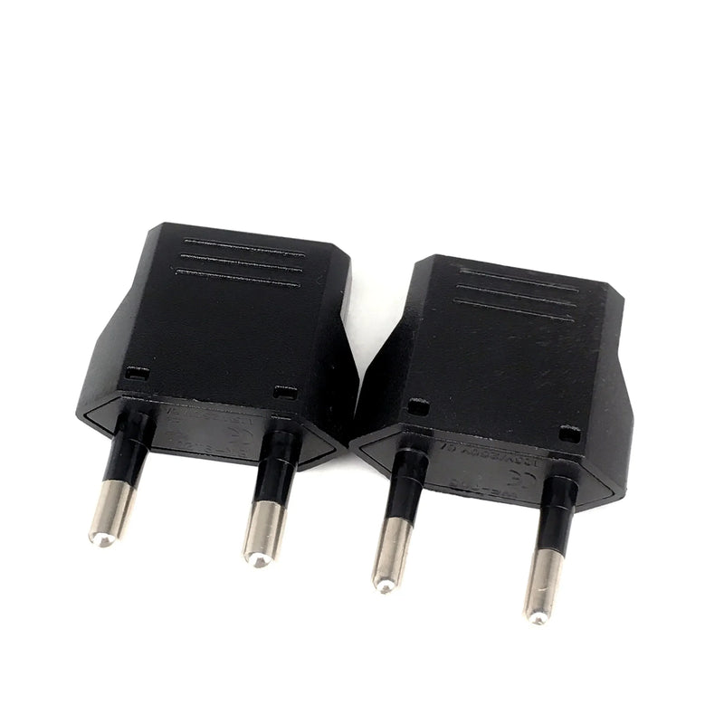 1-50pcs EU Euro KR Plug Adapter US to EU Plug Adapter Travel KR EU Adapter Electric EU KR Plug Converter Power Sockets AC Outlet