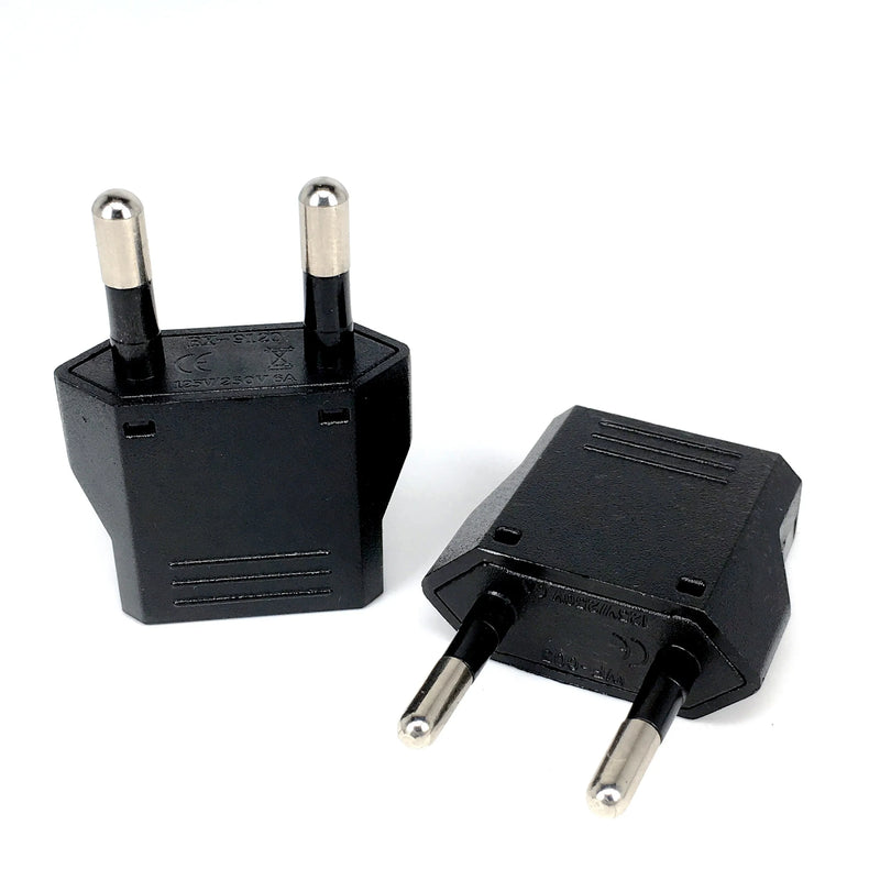 1-50pcs EU Euro KR Plug Adapter US to EU Plug Adapter Travel KR EU Adapter Electric EU KR Plug Converter Power Sockets AC Outlet