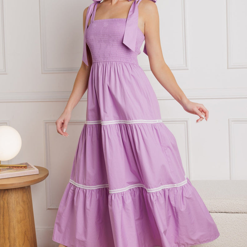 BETTER THAN EVER POPLIN MIDI DRESS