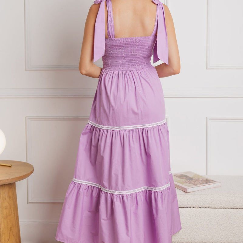 BETTER THAN EVER POPLIN MIDI DRESS