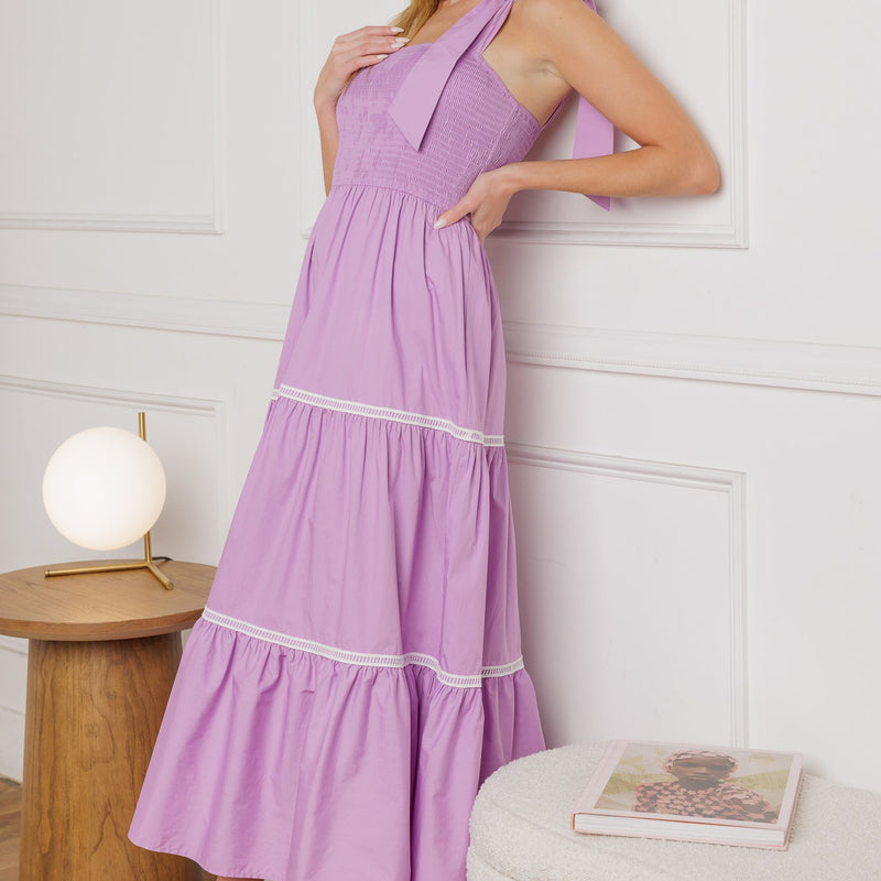 BETTER THAN EVER POPLIN MIDI DRESS