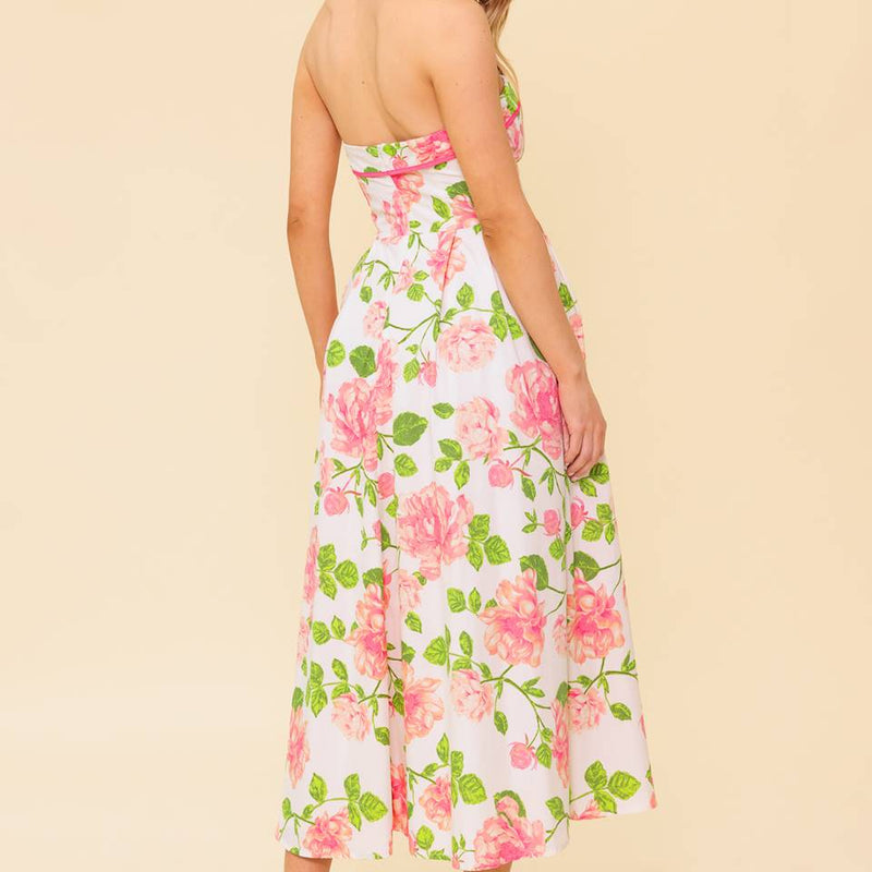 BETTER THAN EVER WOVEN MIDI DRESS