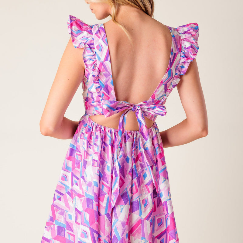 BETTER WITHOUT YOU WOVEN MINI DRESS