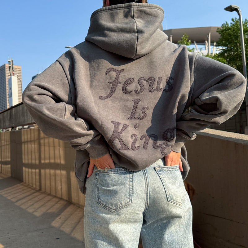 Not Sorry Jesus Is King Unisex Hoodie