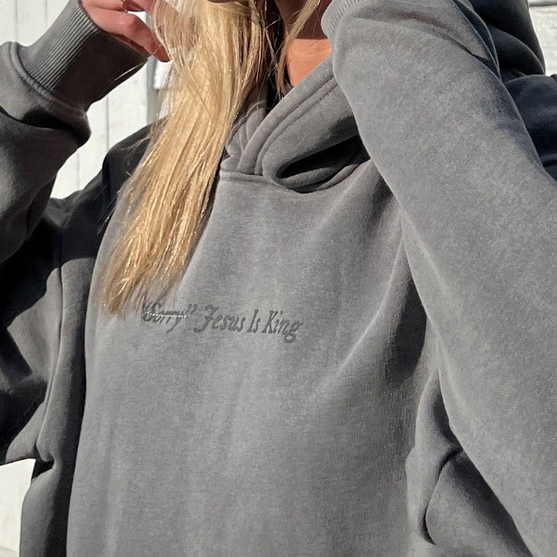 Not Sorry Jesus Is King Unisex Hoodie