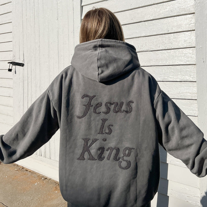 Not Sorry Jesus Is King Unisex Hoodie