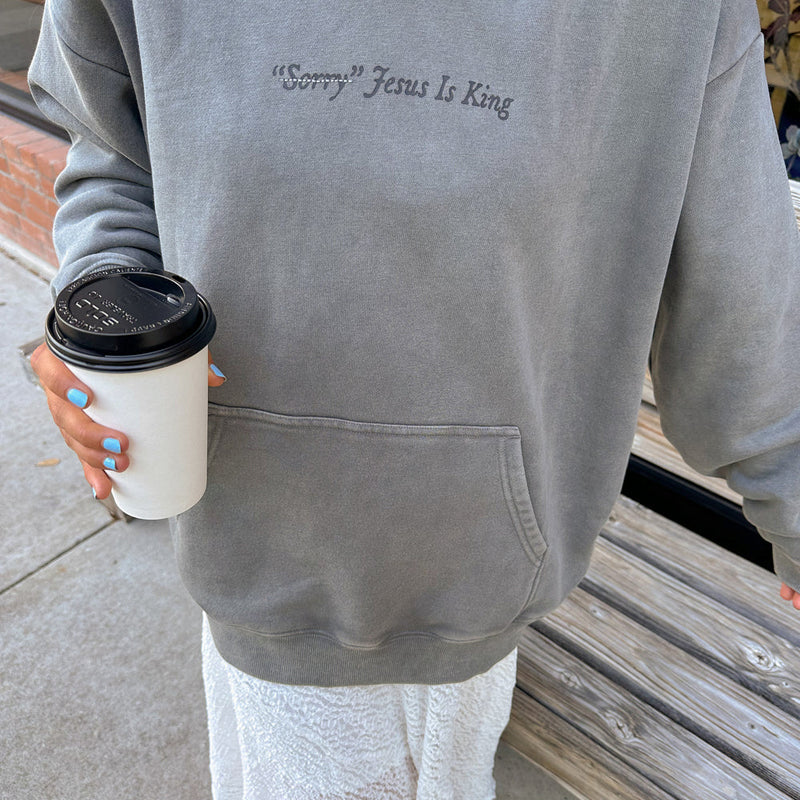 Not Sorry Jesus Is King Unisex Hoodie