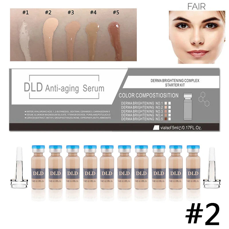 10 Pcs Korea BB Cream Glow Starter Kit Semi-Permanent Sunscreen Foundation Concealer Cream Moisturizer Facial Makeup Skin Care