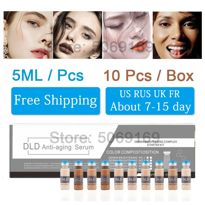 10 Pcs Korea BB Cream Glow Starter Kit Semi-Permanent Sunscreen Foundation Concealer Cream Moisturizer Facial Makeup Skin Care