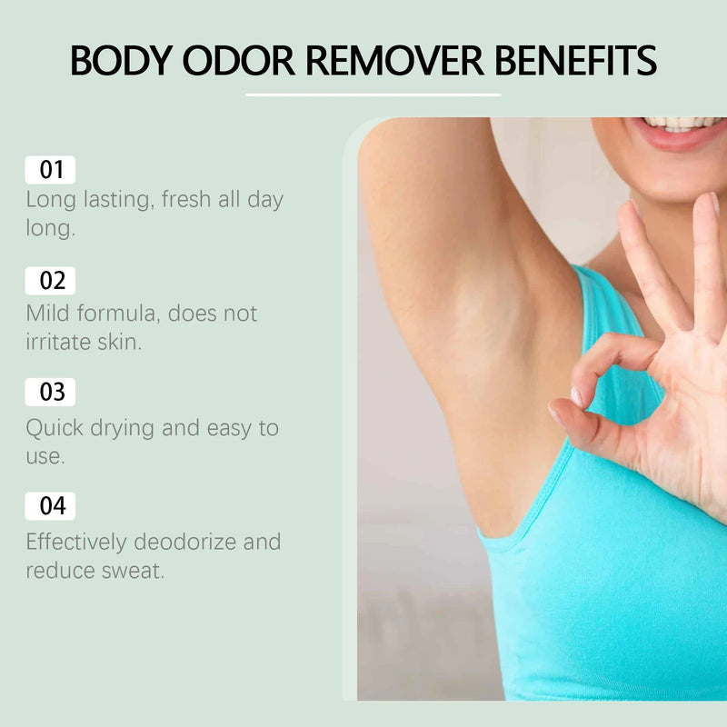 Underarm Odor Cream for Body Sweat Remove Bad Smell Deodorant Armpit Lasting Refreshing Significant Effect Sweatproof Odor Cream