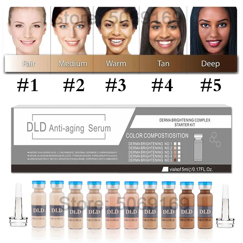 10 Pcs Korea BB Cream Glow Starter Kit Semi-Permanent Sunscreen Foundation Concealer Cream Moisturizer Facial Makeup Skin Care