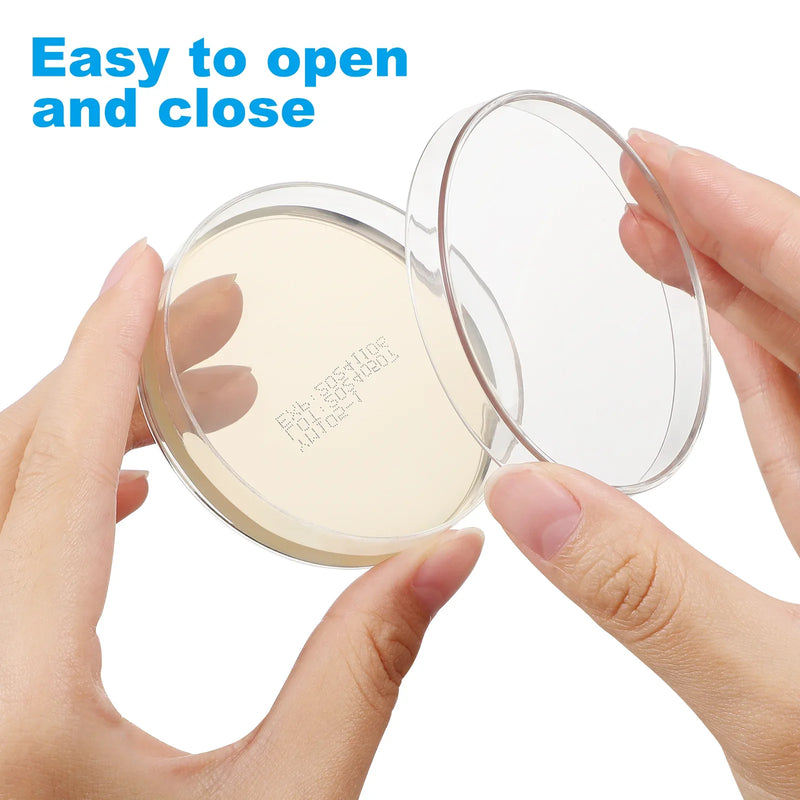 10 Pcs Nutrient Agar Plate Laboratory Experiment Supplies Sea Moss Gel Science Petri Plates Dishes with Mushroom Accessory for