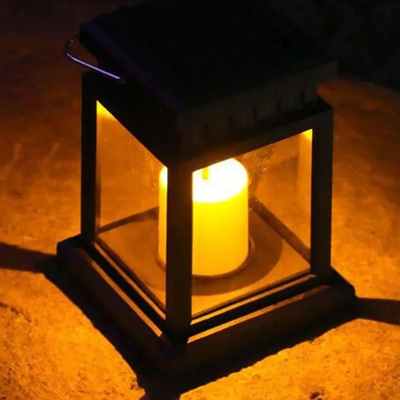1 PC Garden Decor Outdoor Solar Lights Retro Palace Lantern Lights Hanging Candle Lamps Landscape Lighting Floor Lights
