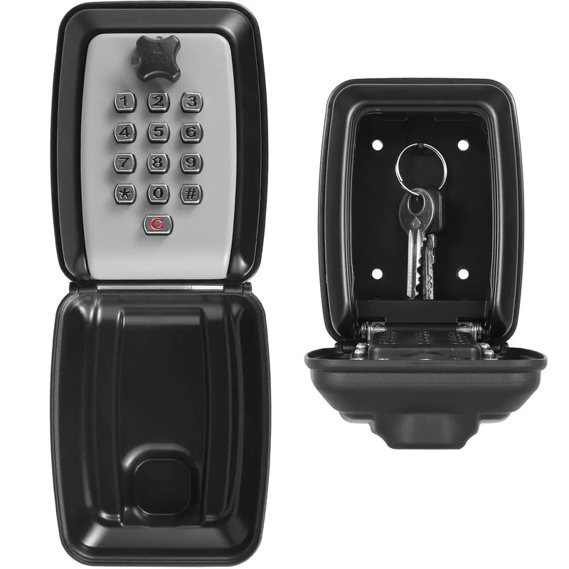 1/2Pcs Wall Mount Key Lock Safe Secret Storage Box Code Security Lock No Key Home Office Key Portable Combination Box Organizer