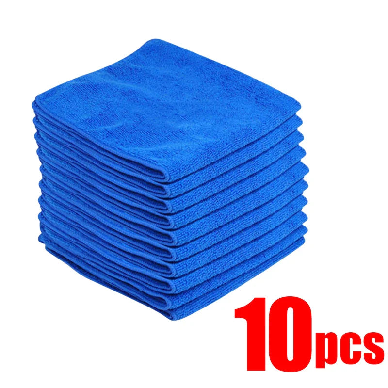 1-20Pcs Microfiber Towels Car Wash Drying Cloth Towel Household Cleaning Cloths Auto Detailing Polishing Cloth Home Clean Tools
