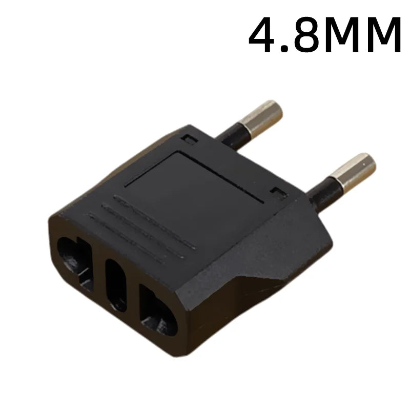 1-50pcs EU Euro KR Plug Adapter US to EU Plug Adapter Travel KR EU Adapter Electric EU KR Plug Converter Power Sockets AC Outlet