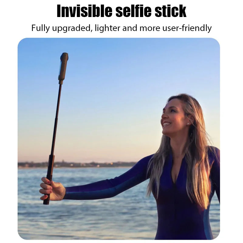 1.2m Ultra-Long Carbon Fiber Invisible Selfie Stick For Insta360 X3/X2/for DJI Action 3/GoPro Camera Invisible Selfie Stick