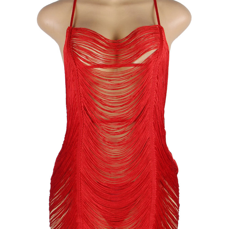 Shimmy Fringe Lingerie Chemise