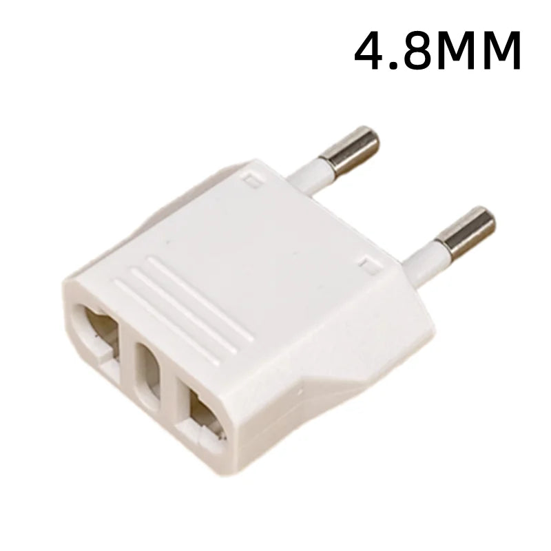 1-50pcs EU Euro KR Plug Adapter US to EU Plug Adapter Travel KR EU Adapter Electric EU KR Plug Converter Power Sockets AC Outlet