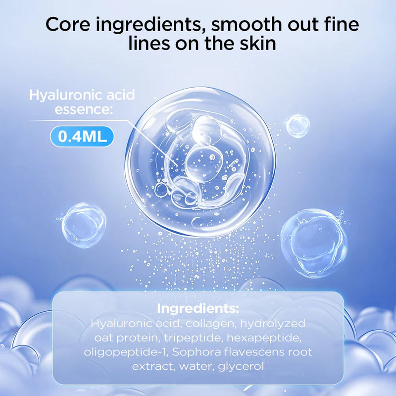 1-10PCS Hyaluronic Acid Microneedle Eye Patches Mask for Anti Wrinkle Aging Dark Circle Moisturizing Under Eye Gel Pad Skin Care