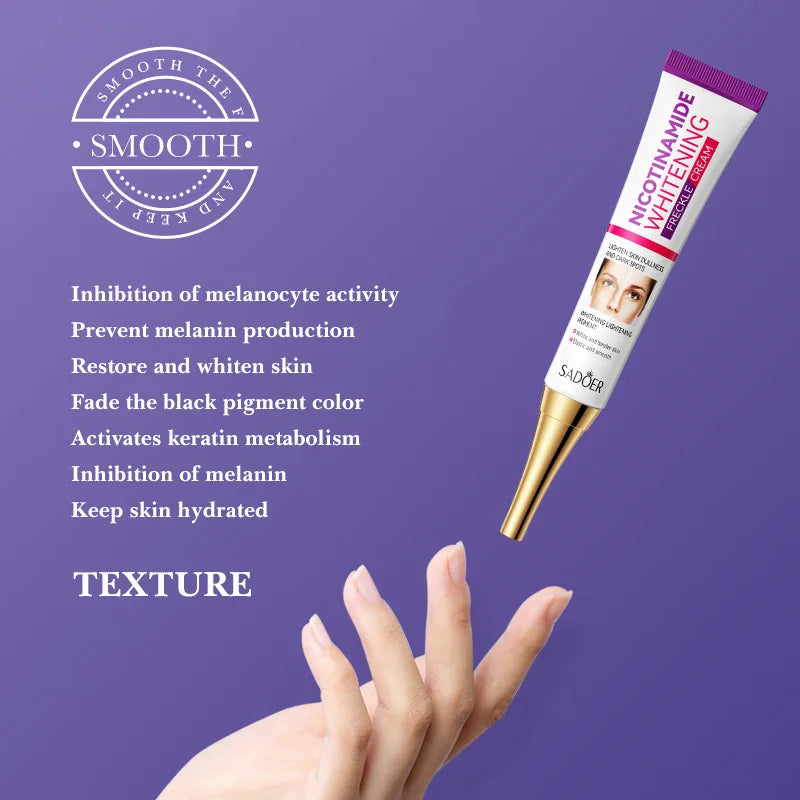 1/2/3pcs SADOER Freckle Removing Nicotinamide Face Cream for Faical Moisturizing Nourishing Hydrating Firming Facial Creams