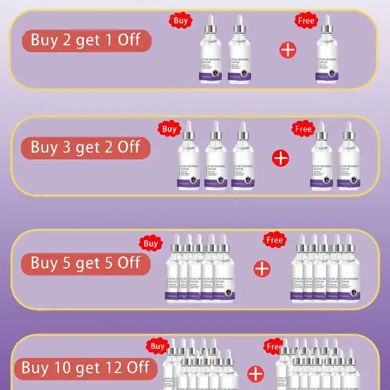 Pore Shrinking Serum Face Removing Large Pores Tightening Repairing Facial Pore Minimizing Essence Skin Care Beauty Firm skin