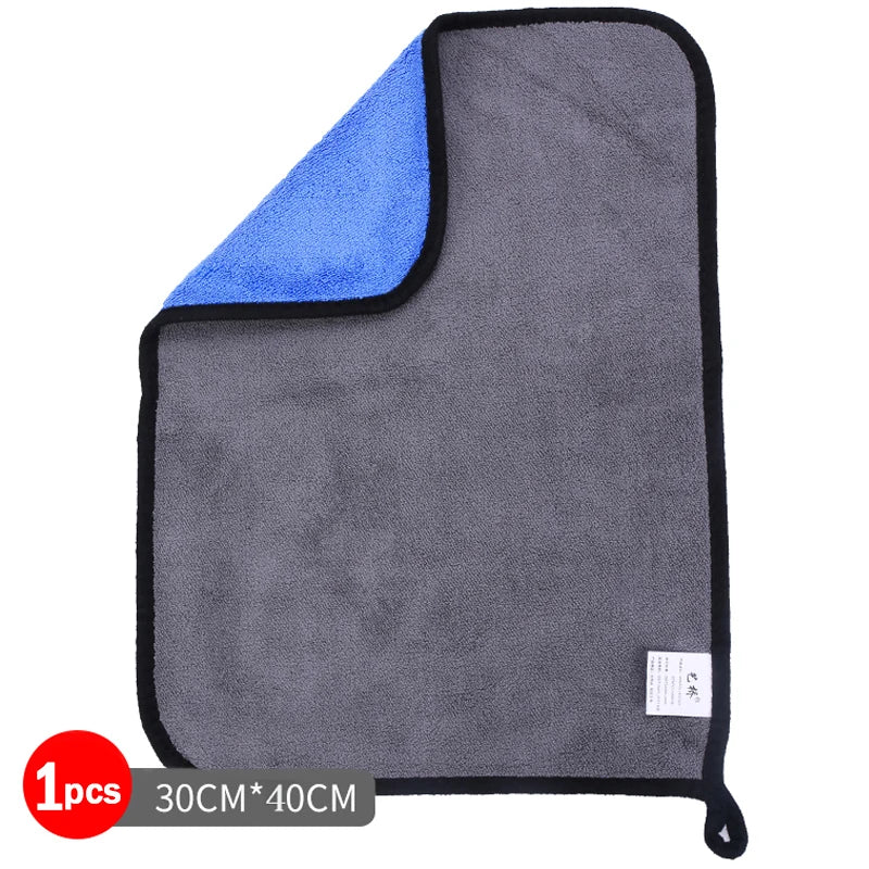 1-20Pcs Microfiber Towels Car Wash Drying Cloth Towel Household Cleaning Cloths Auto Detailing Polishing Cloth Home Clean Tools