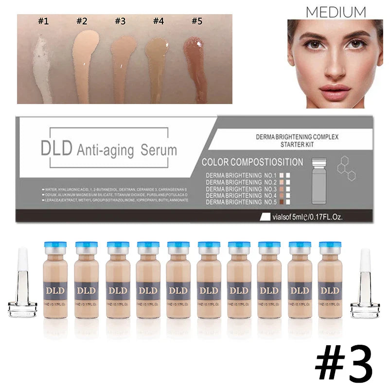 10 Pcs Korea BB Cream Glow Starter Kit Semi-Permanent Sunscreen Foundation Concealer Cream Moisturizer Facial Makeup Skin Care