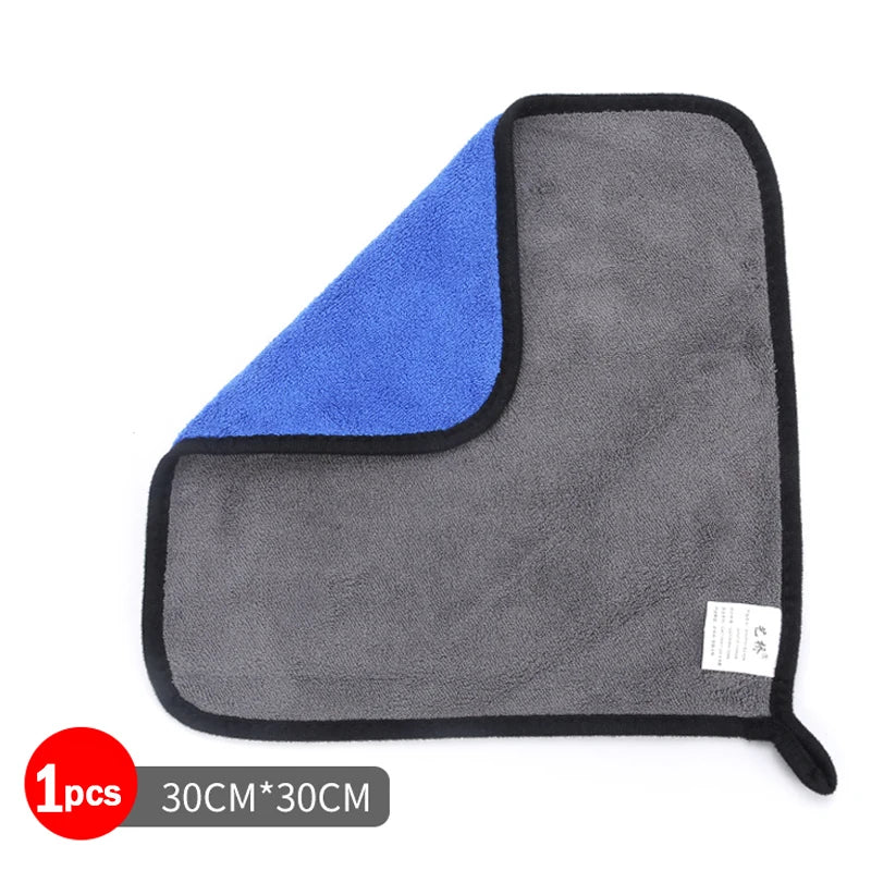 1-20Pcs Microfiber Towels Car Wash Drying Cloth Towel Household Cleaning Cloths Auto Detailing Polishing Cloth Home Clean Tools