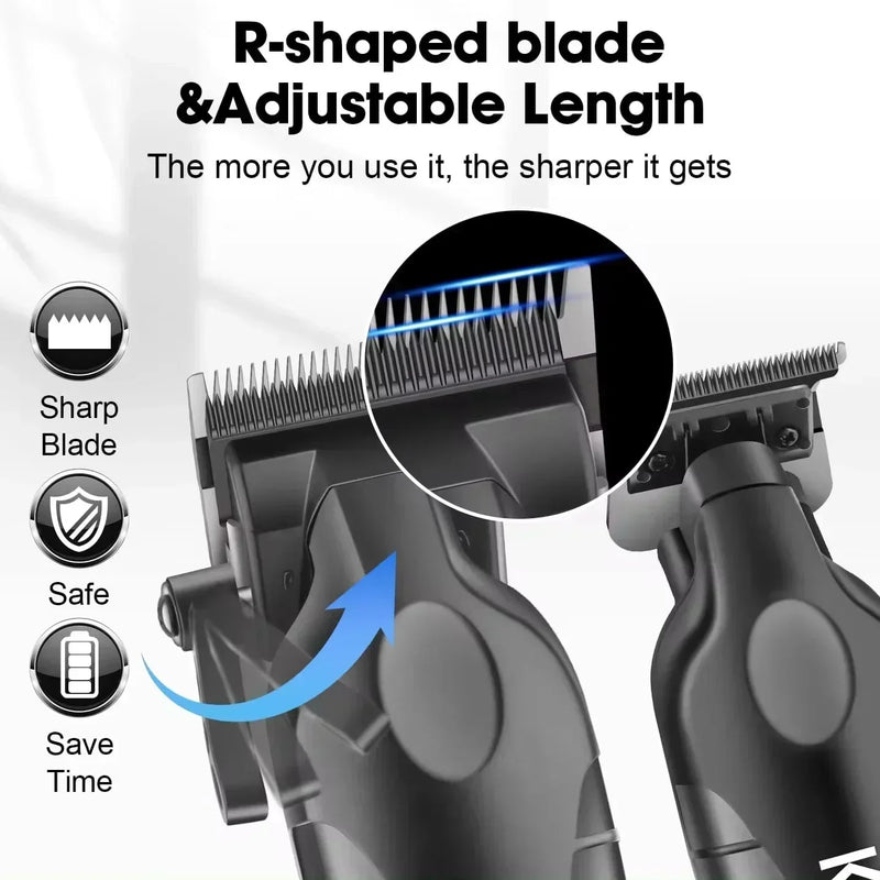 Kemei KM-2290 KM-2293 KM-T95 New Professional Cutting Machine Electric Shaver Hair Trimmers With LCD Display Men's Hair Clipper