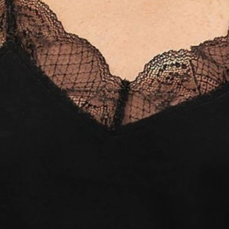 BiBi Lace Cami Solid Tank Top