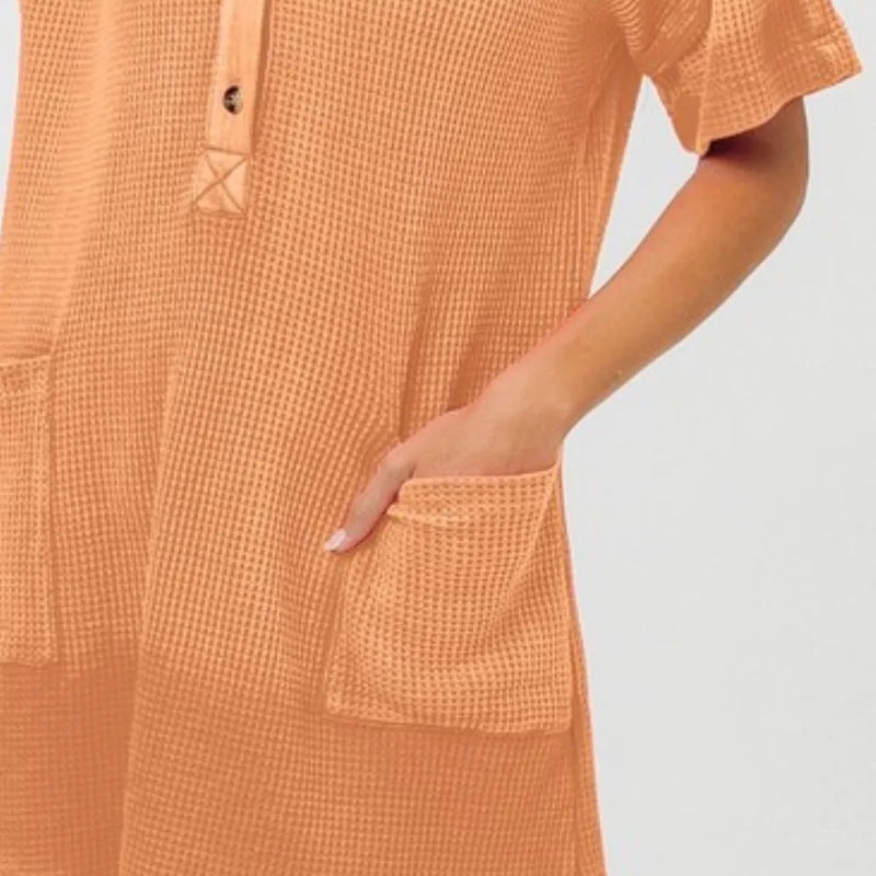 BiBi Dip Dye Mineral Washed Knit Dress