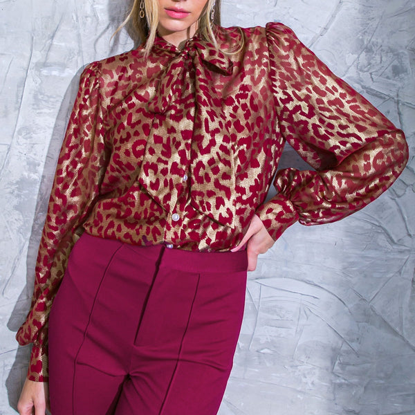 BEYOND COMPARE SEMI-SHEER TOP