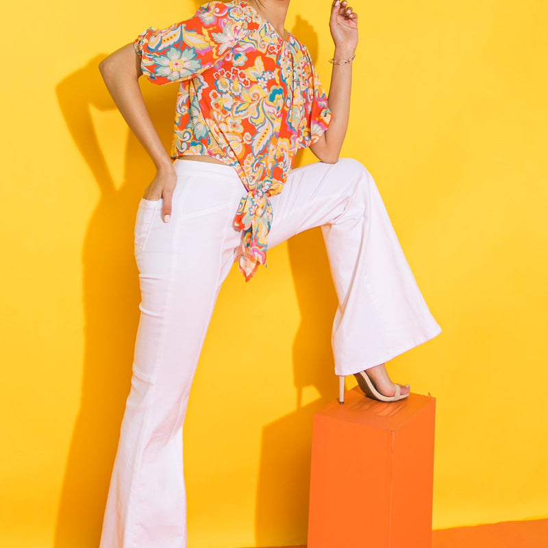 BETTER THIS WAY WOVEN TOP