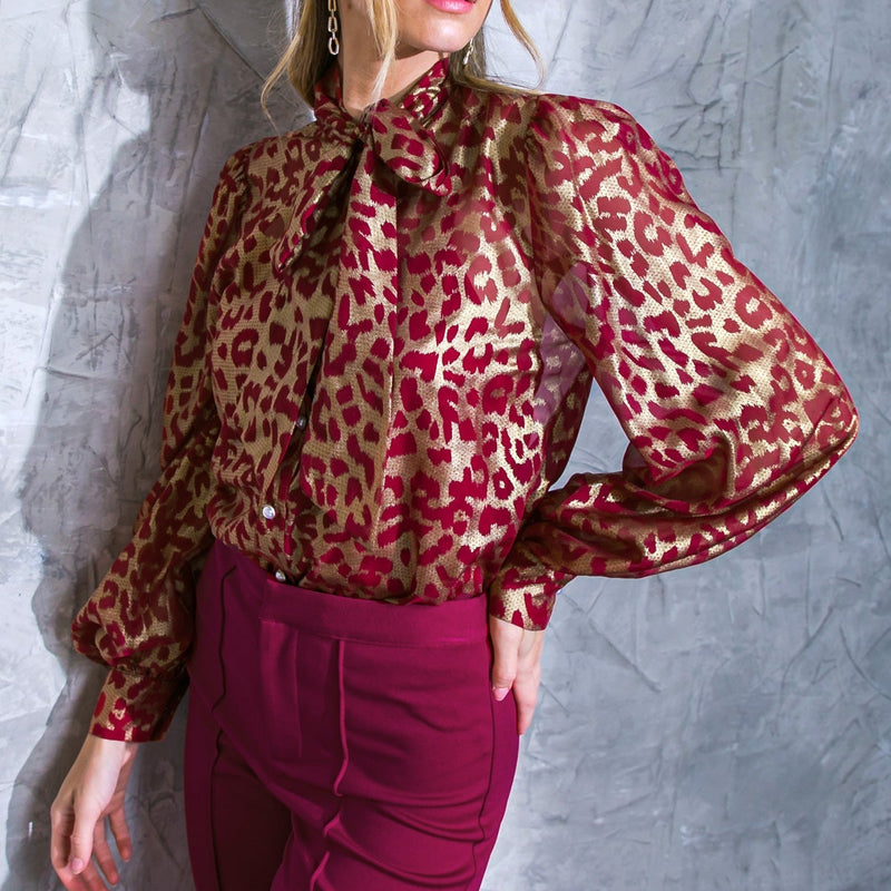 BEYOND COMPARE SEMI-SHEER TOP