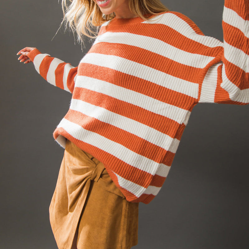 BEYOND THE HORIZON SWEATER TOP