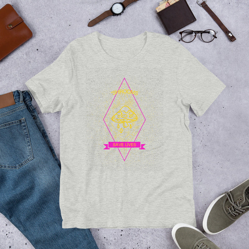 'Shrooms Save Lives Short-Sleeve Unisex T-Shirt